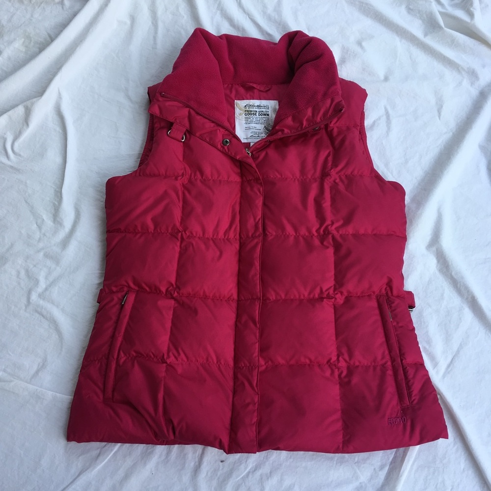 Eddie Bauer Pink Down Vest